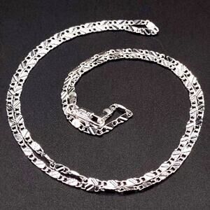 22 in. 925 Sterling Silver 2mm Spanish Chain Necklace Birthday Anniversary Gift